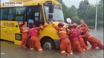 Cina, la conta dei morti dopo le piogge torrenziali