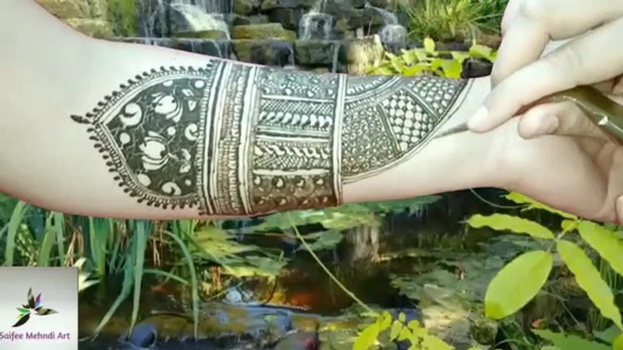 front hand arebic mehndi / rajvadi mehehndi design / मेहंदी  डिजाइन आसान -दुल्हन मेहंदी/ bharva style mehndi design / easy simple henna mehndi design for hand  dulhan mehendi design / bridal henna mehndi design / habiba mehndi design