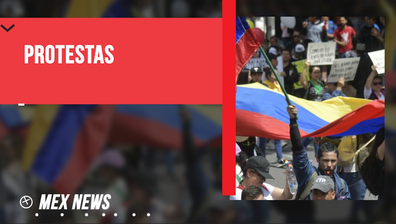 COLOMBIANOS PROTESTAN CONTRA IVÁN DUQUE