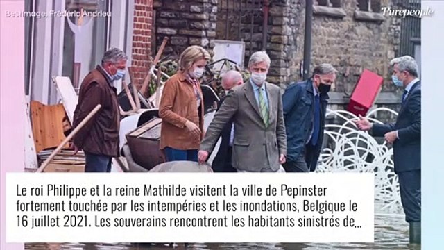 Mathilde et Philippe de Belgique émus aux larmes : hommage aux victimes des terribles inondations