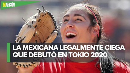 下载视频: Taylor McQuillin, la mexicana que pese a ser ciega está en Tokio 2020 en Softbol