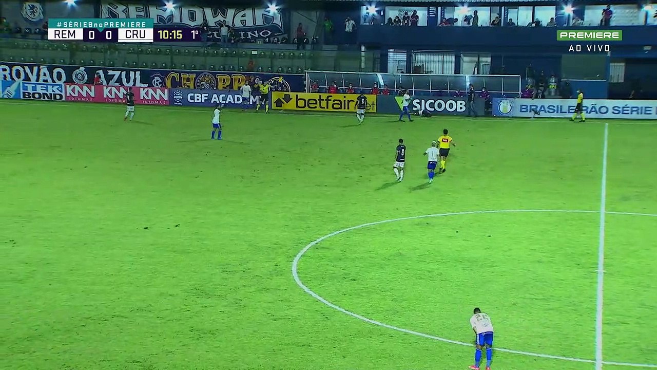 20/07/2021: Remo x Cruzeiro 1º tempo