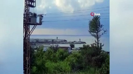 Tekkeönü sahilinde hortum paniği