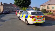 Police seal off Sunderland street
