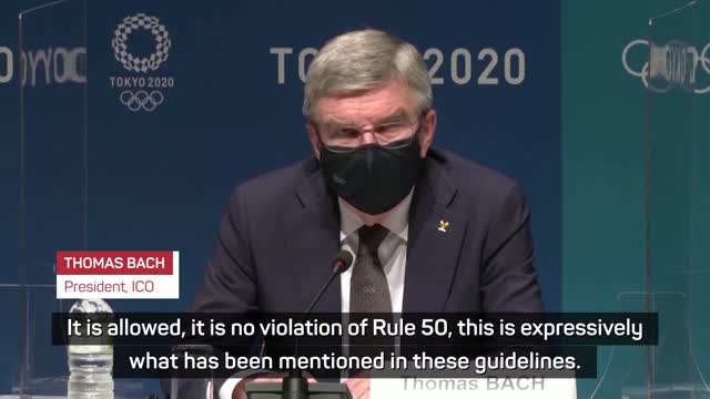 Athletes allowed to take the knee during Olympic Games - IOC President