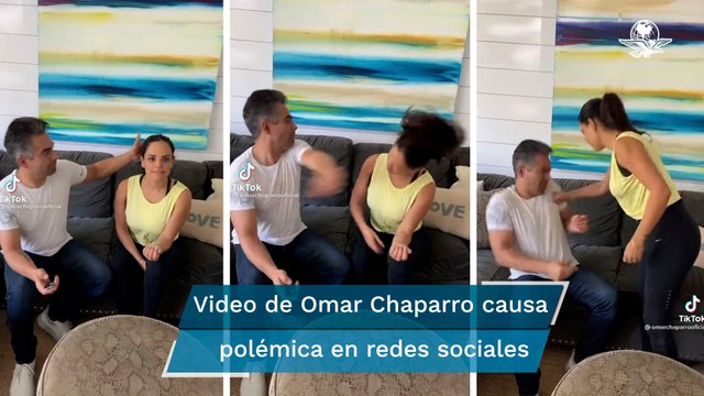 Acusan a Omar Chaparro de promover la violencia intrafamiliar