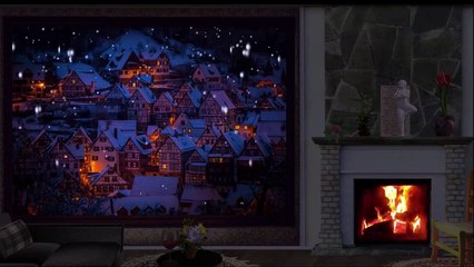 calma mente - chuva lareira e musica para relaxar