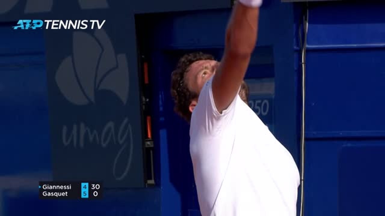 Umag - Roi du pasing, Gasquet file en quarts