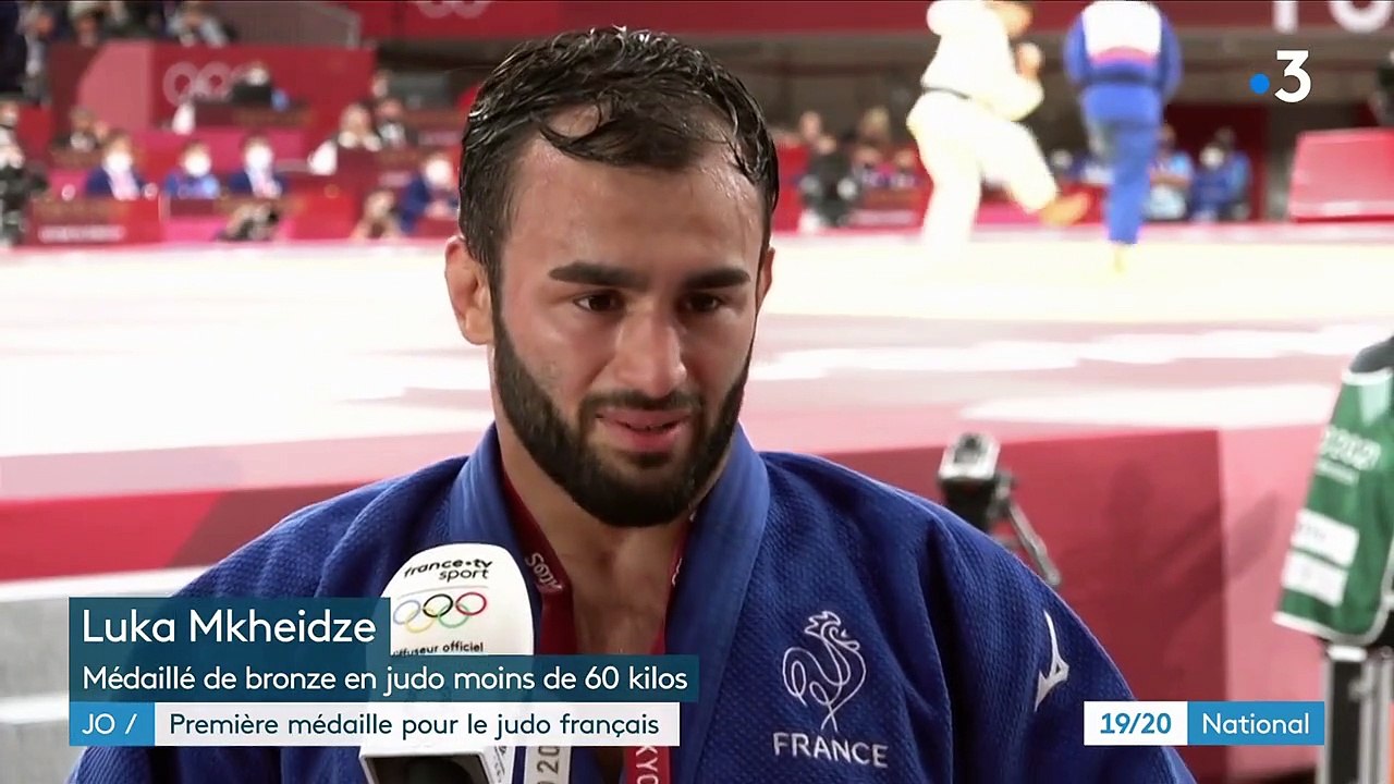 JO : le judoka Luka Mkheidze décroche le bronze