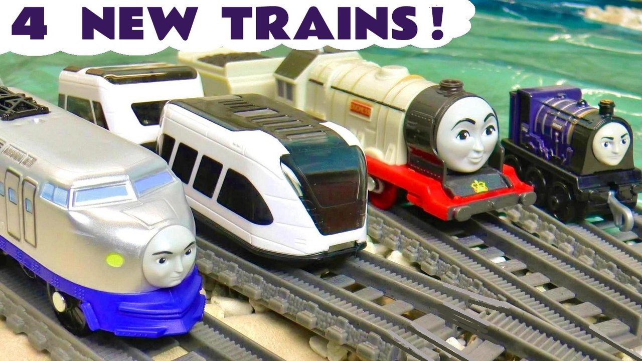 4 New Thomas and Friends Trains to the Toy Trains 4U channel with the Funny Funlings Toys in these Stop Motion Animation Full Episodes