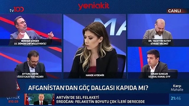 Canlı yayında Kuva-yi Milliye kavgası! Berhan Şimşek ile Taceddin Kutay birbirine girdi