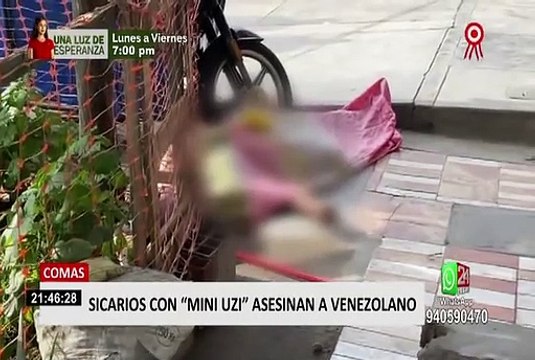 Comas: sicarios en dos motos acribillaron a mototaxista de nacionalidad venezolana