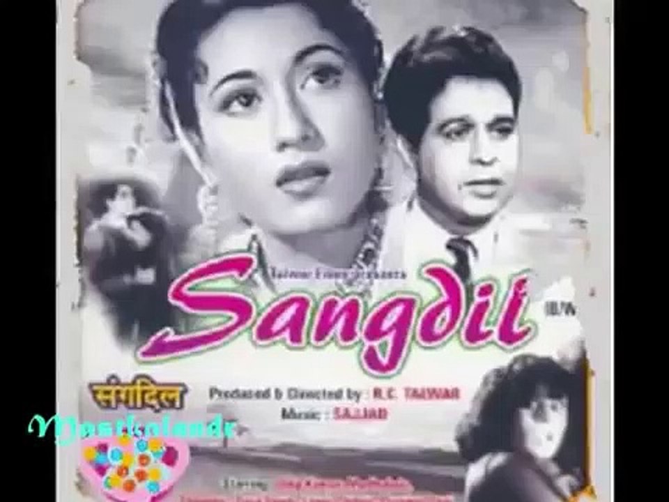 dil mein sama gaye sajan_Sangdil 1952_Madhubala_DilipKumar_ Lata_Rajinder K_Sajjad Hussain_a tribute