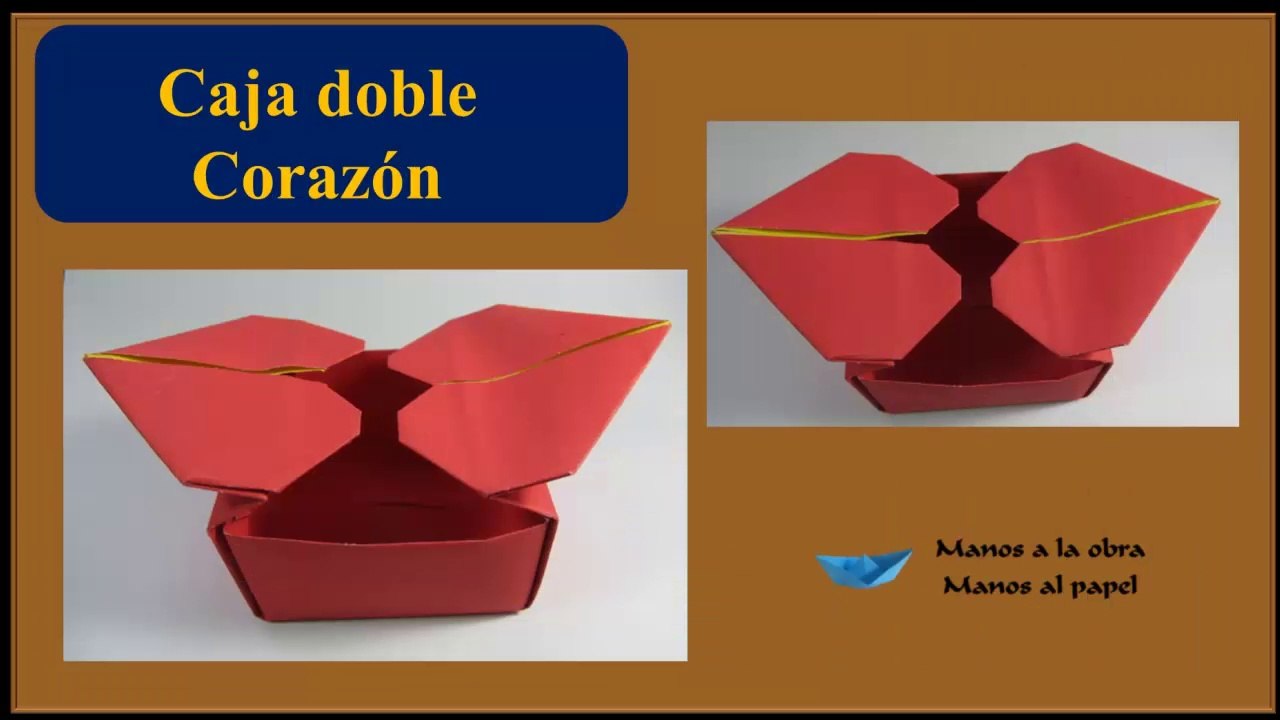 Caja doble corazón