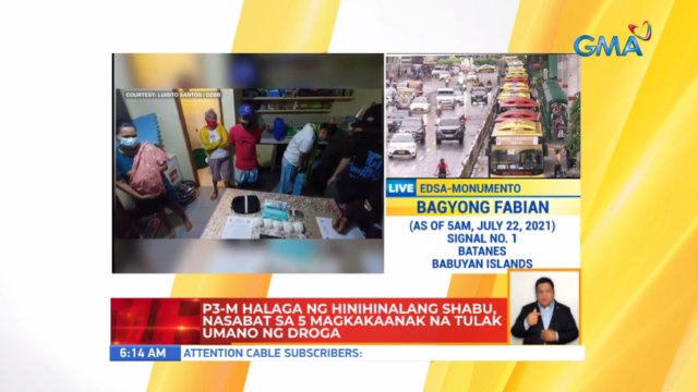 P3-M halaga ng hinihinalang shabu, nasabat sa 5 magkakaanak na tulak umano ng droga | UB