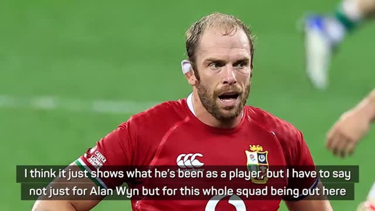 Fantastic achievement for Alun Wyn Jones to play 10 Lions Tests - Gatland