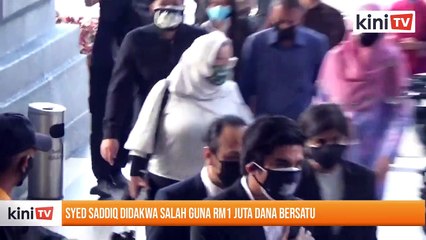 Syed Saddiq didakwa salah guna RM1 juta dana Bersatu