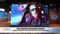 Richard Branson becomes first person to go to space in own rocket, beating Jeff Bezos