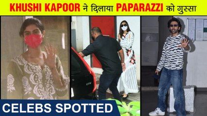 Khushi Irritates Photographers, Sonam Visits A Clinic, Kartik Greets Media, Nora Avoids Taking A Car