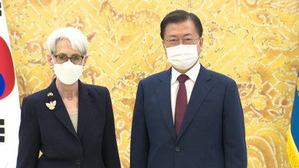 문 대통령, 웬디 셔먼 美 국무부 부장관 접견 / YTN