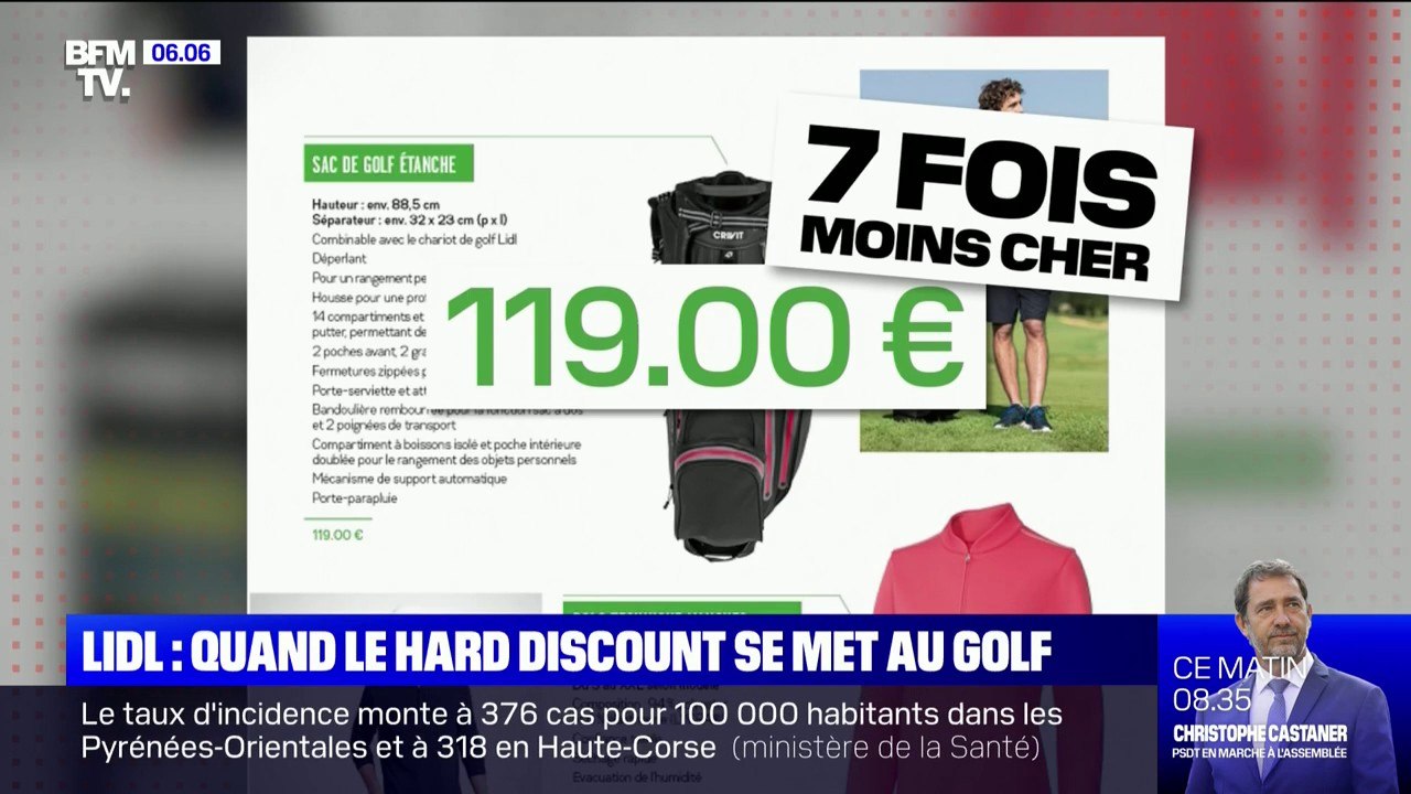 Lidl se lance dans le matériel de golf à bas prix