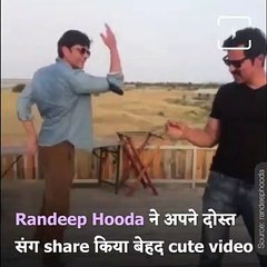 Randeep Hooda Shares A Cute Dancing Video With His Friend Amit Sial
