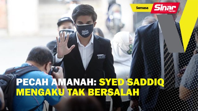 Pecah amanah: Syed Saddiq mengaku tak bersalah