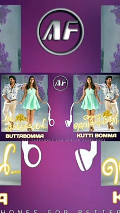 Dual Audio Song  Left Telugu Right Malayalam Use your headset for better experience