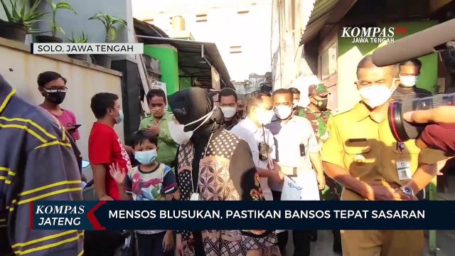 Mensos Blusukan Pastikan Bansos Tepat Sasaran