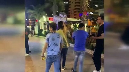 Sokakta aslanla gezen 3 kişi tutuklandı