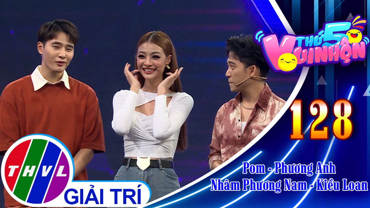 Phần giao lưu giữa đội diễn viên Pom - Á hậu Phương Anh và đội diễn viên Nhâm Phương Nam - Á hậu Kiều Loan