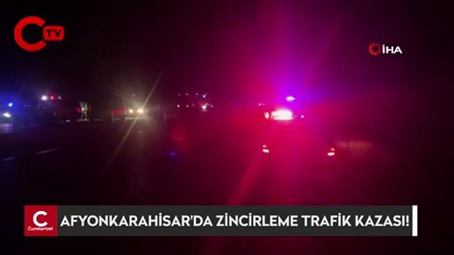 Afyonkarahisar'da zincirleme trafik kazası! 2'si çocuk 4 kişi öldü