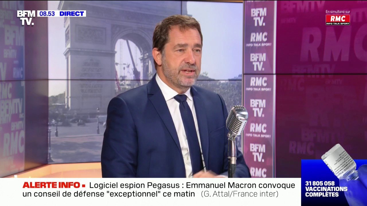 Logiciel espion Pegasus: Christophe Castaner assure qu'il n'était pas au courant du dispositif