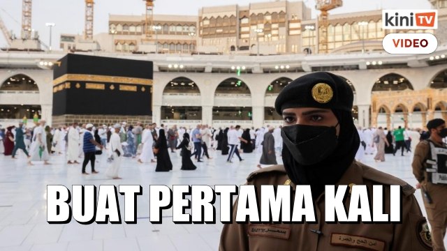Tentera wanita berkawal di Mekah buat pertama kalinya