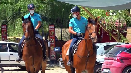 14 kilometrelik Ihlara Vadisi'nde atlı jandarma timleri devriyede