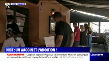 À Nice, un centre de vaccination s'installe dans un bar-restaurant