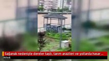 Sağanak nedeniyle dereler taştı, tarım arazileri ve yollarda hasar oluştu (3)