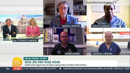 NHS staff asked if 3% payrise from government will benefit them. This is what they said