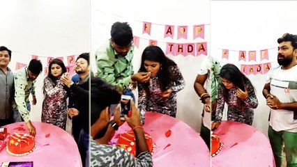 गायिका और नायिका निशा दुबे ने मनाया धूम- धाम से जन्मदिन