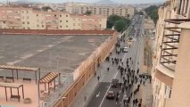 238 inmigrantes subsaharianos corren por Melilla tras saltar la valla.