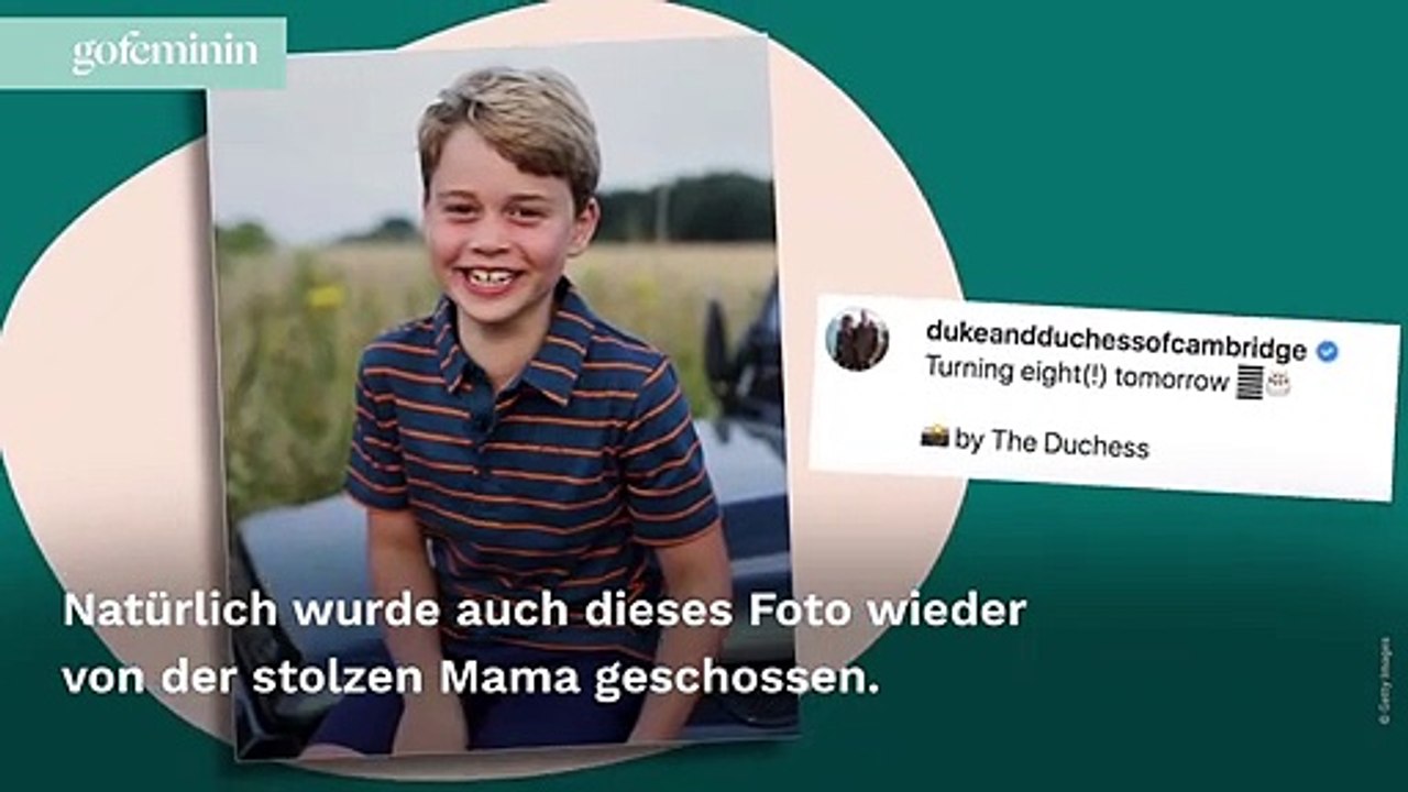Zum 8.Geburtstag: Süßes Bild von Prinz George online!