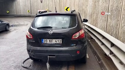 Samsun'da alt geçitte kaza: 2 yaralı