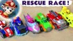 Paw Patrol Mighty Pups Toys Rescue Race Competition versus Paw Patrol Toys Sweetie in this Family Friendly Full Episode English Toy Story Video for Kids from Kid Friendly Family Channel Toy Trains 4U