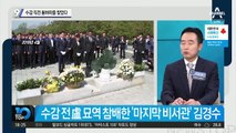 재수감 앞둔 김경수…봉하마을 묘역 참배