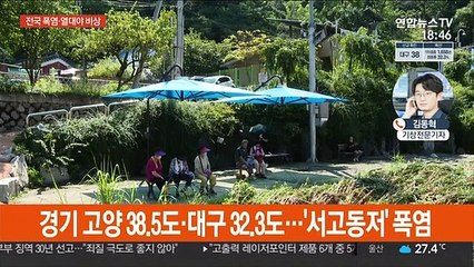 서울 35.9도 올들어 최고…주말까지 '서고동저' 폭염