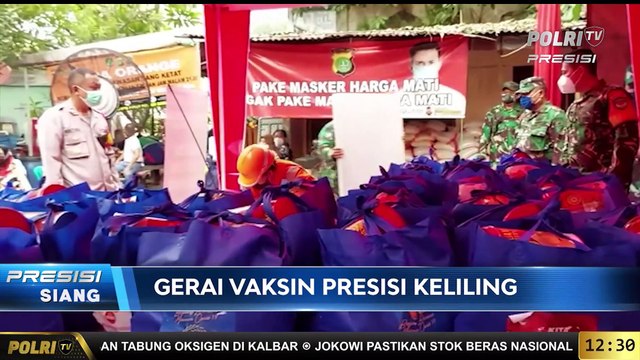 LIVE Report Gerai Vaksin Presisi Keliling di Sawah Besar