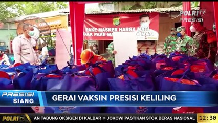 LIVE Report Gerai Vaksin Presisi Keliling di Sawah Besar