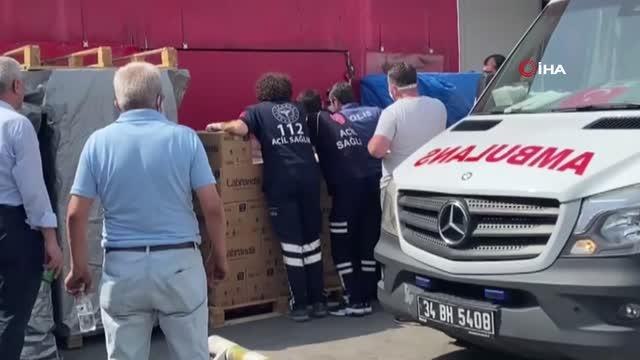 Sinir krizi geçiren kadın polis ve sağlık ekiplerine zor anlar yaşattı