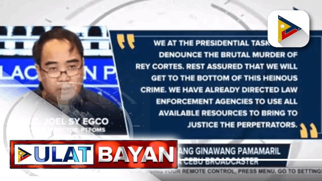 PTFoMS, ipinaiimbestigahan ang ginawang pamamaril ng riding-in-tandem sa Cebu broadcaster