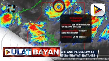 Bagyong Fabian, halos walang paggalaw at huling namataan malapit sa Itbayat, Batanes